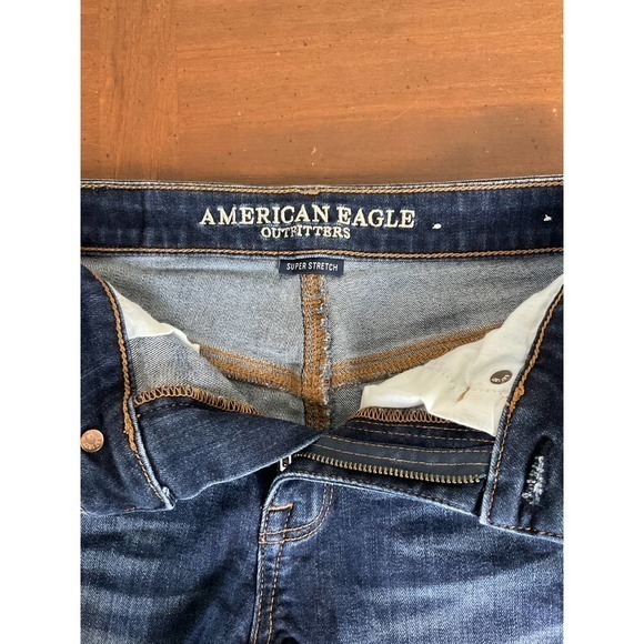 American Eagle Denim Shorts Size 00 - Picture 3 of 7